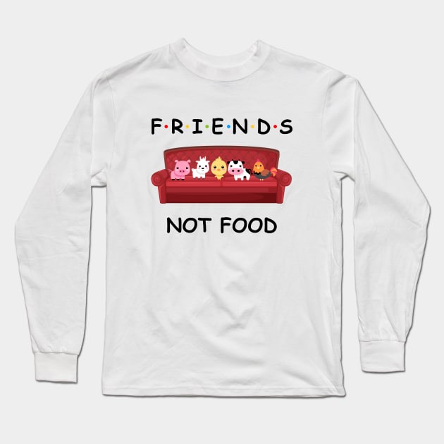 Friends not food Long Sleeve T-Shirt by Periaz